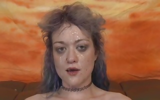 Stella Casey with her small boobs poked from behind